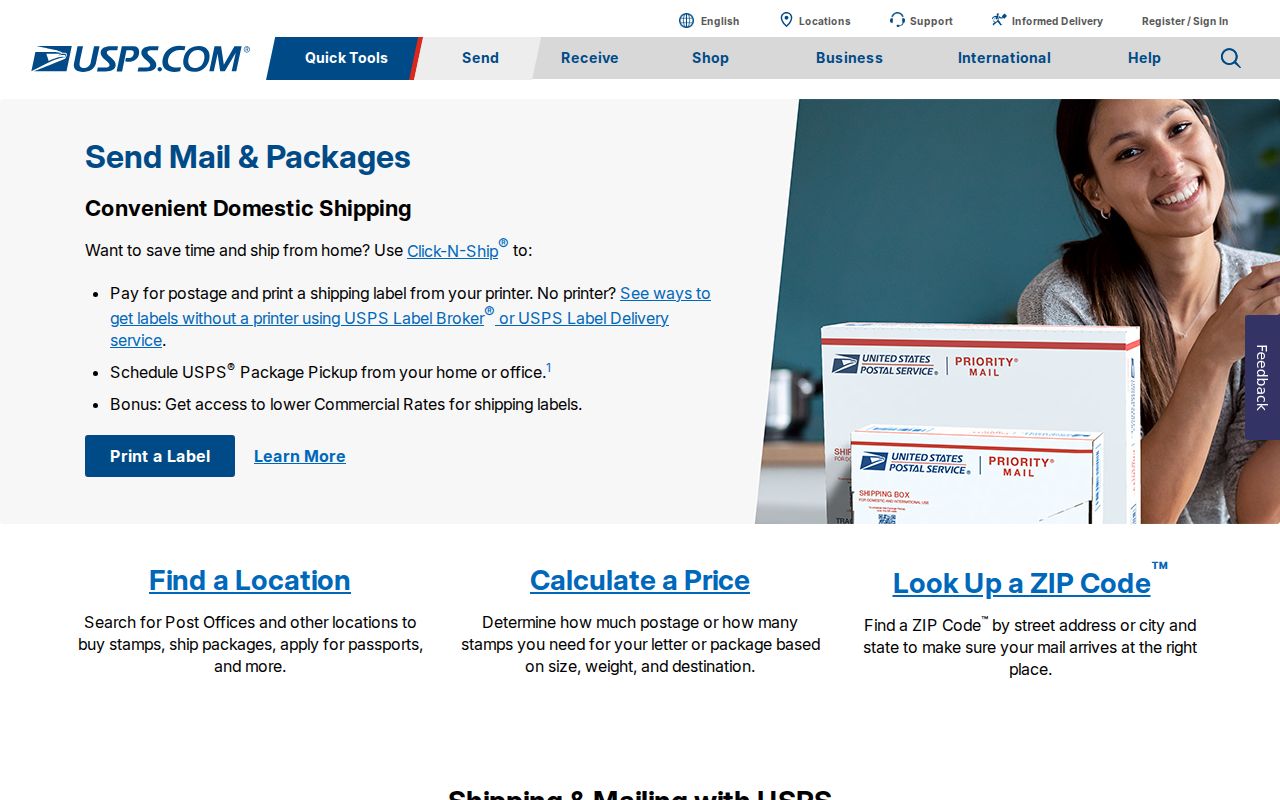 Belleville ZIP code directory reference showing the USPS ZIP lookup entry point